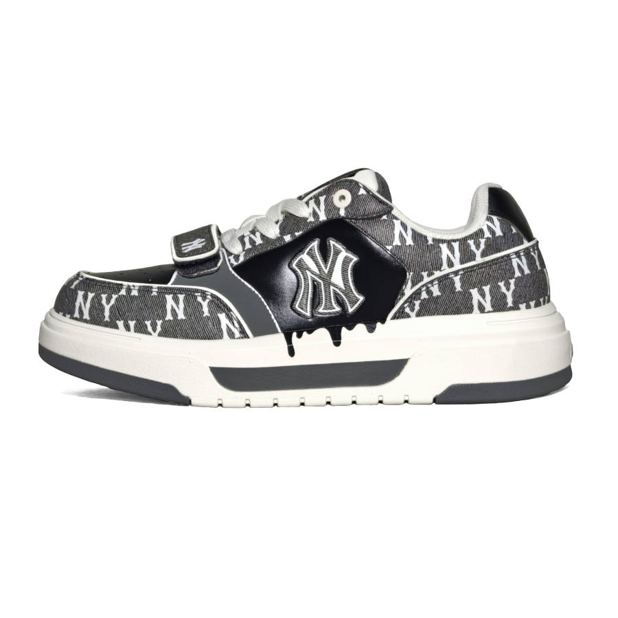 MLB New York Yankees Breathable Height Increasing Low top Casual Shoes Unisex Charcoal Gray