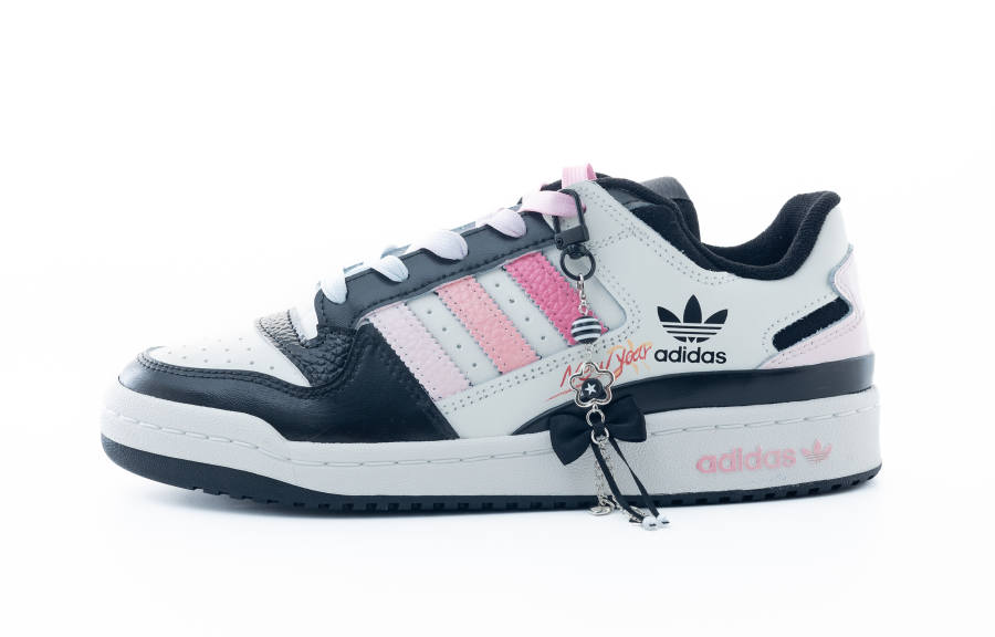 Adidas Originals FORUM Skateboard Shoes Unisex Low Top Pink
