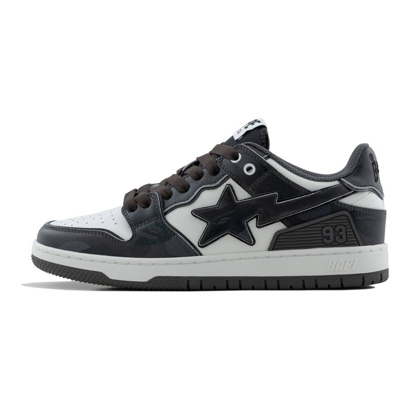 A BATHING APE SK8 Synthetic Leather Low top Skateboard Shoes Men's