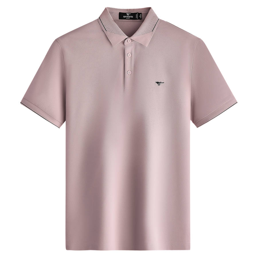 SEPTWOLVES Polo Shirts Men's Lapel Moderate Straight Fit