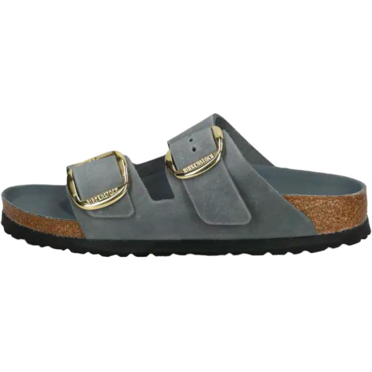 Birkenstock Arizona Big Buckle Birkenstock Shoes Women's Stone Gray Narrow
