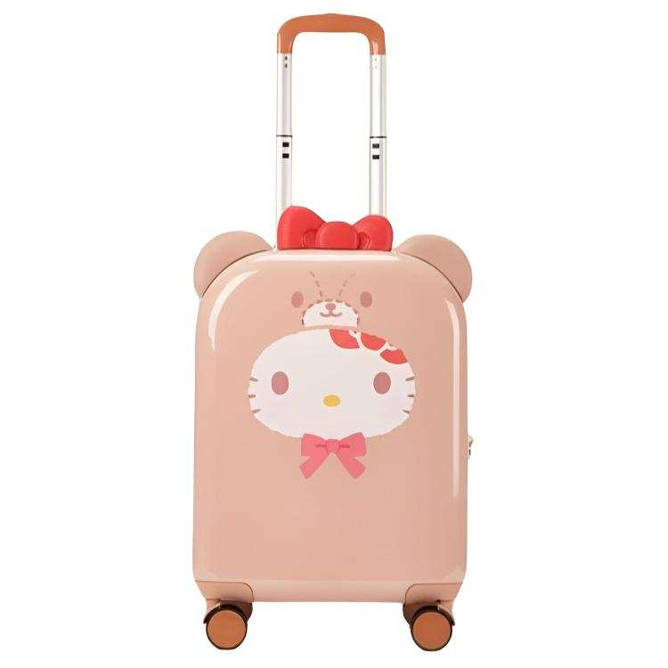 Sanrio ABS+PC Trolley Bag 20 Inch Women's Hello Kitty My Melody