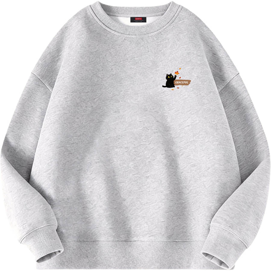 BALENO Sweatshirts Women's Crew Neck Moderate Heavyweight
