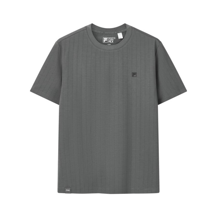 FILA T Shirts Men's Dome Gray Crew Neck Moderate
