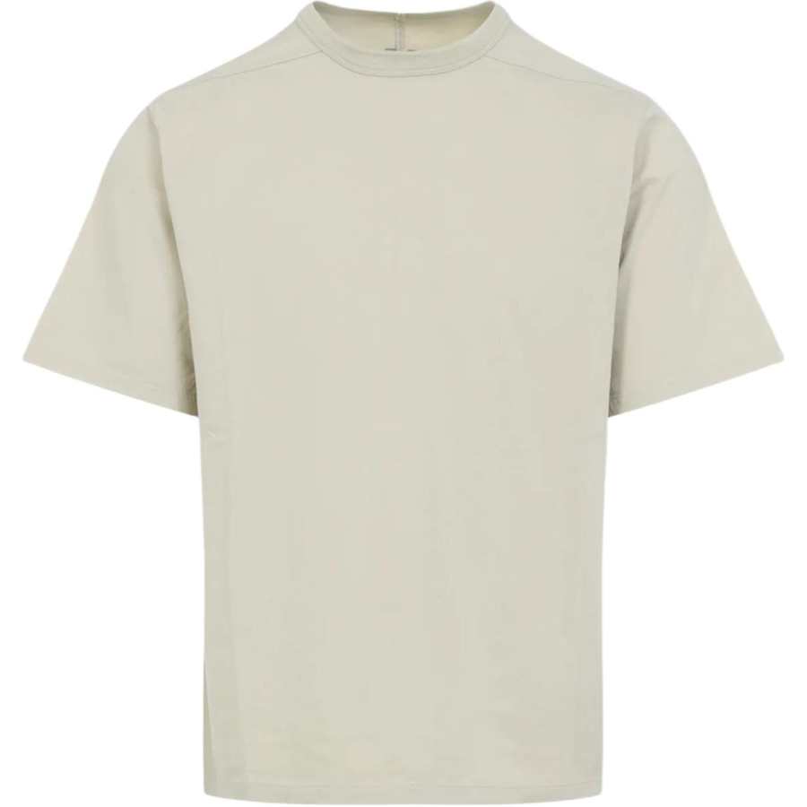 RICK OWENS T Shirts Men's Sand Crew Neck Moderate Straight Fit
