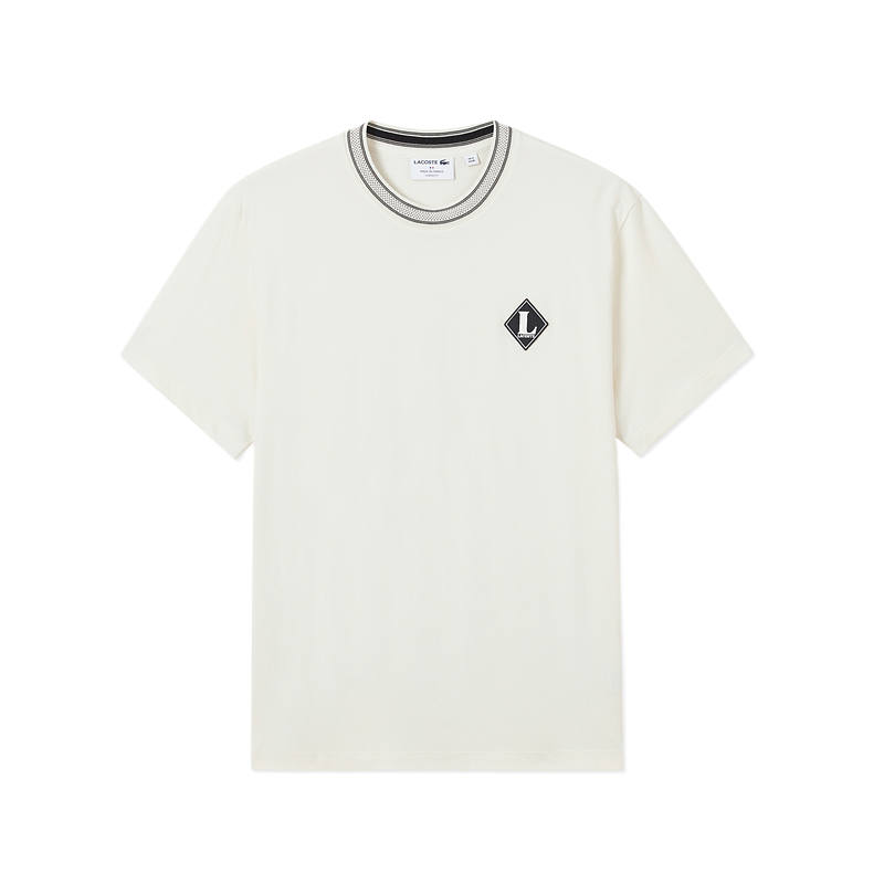 LACOSTE Lacoste round-neck logo T-shirt