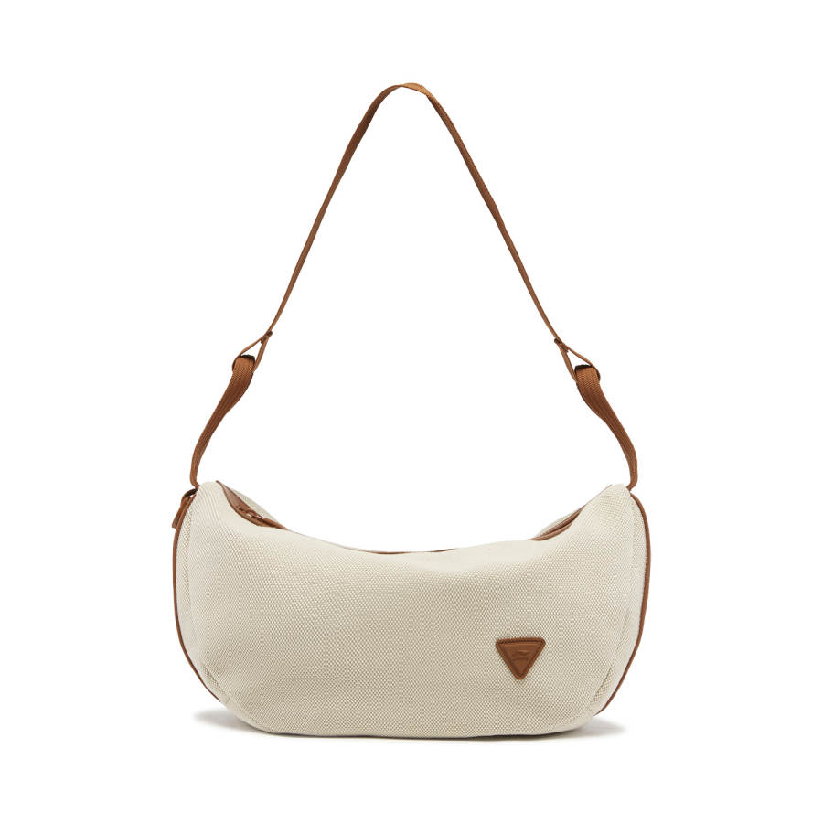 Li-Ning Li Ning Polyester Crossbody Bag, Shoulder Bag Large Women's Canvas Brown