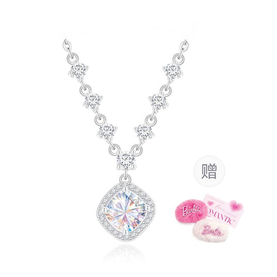 Barbie Clear Quartz Necklaces Women's