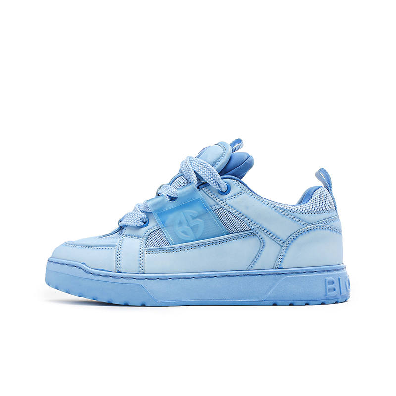 BLOCCO5 Spring Summer Washed Shoe Low top Stylish Skateboarding Shoes Unisex Blue