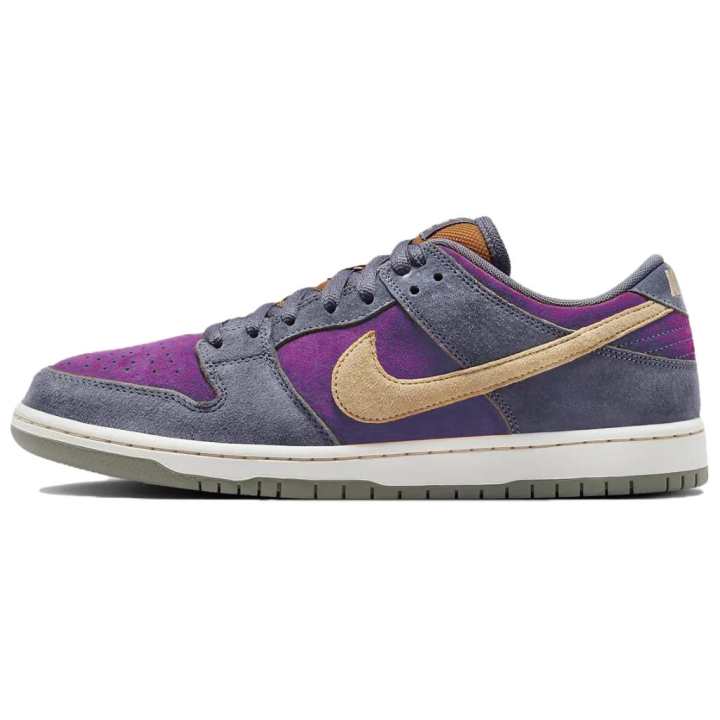 Nike Nike Dunk SB The Dark Knight Abrasion Resistant Slip Resistant Low top Skateboard Shoes Unisex Purple Night