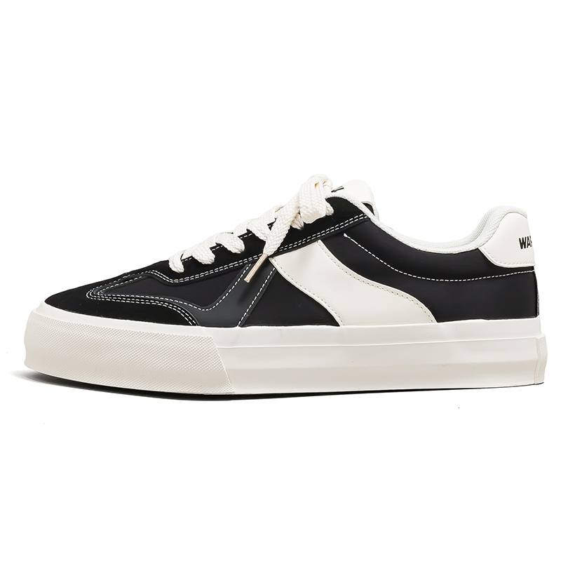 Warrior Wear resistant And Lightweight Low top Canvas Shoes Men's Black Beige