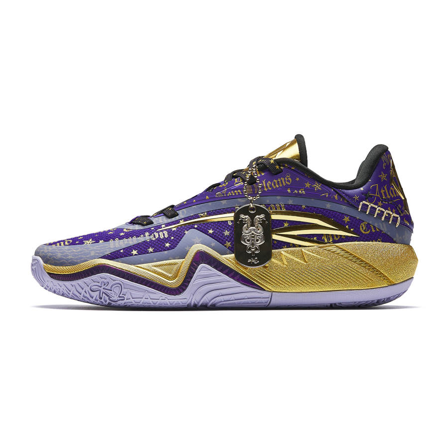 Anta KAI 3 Irving 3, Star Trails Low top Nitrogen Carbon Composite Basketball Shoes Men's Purple Gold
