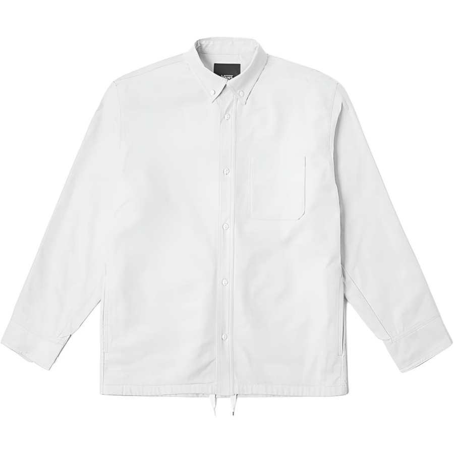 Vans Vans Shirts Men's White Lapel Moderate