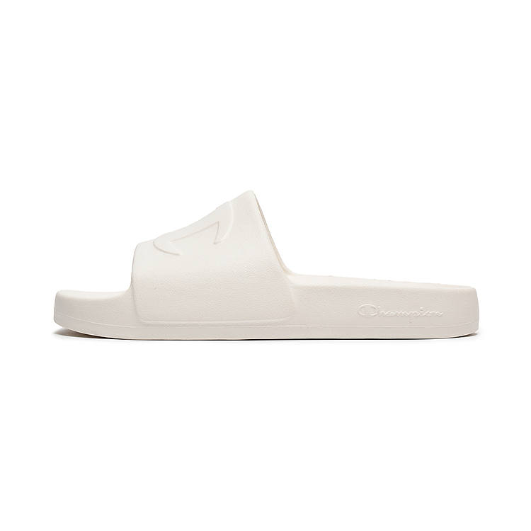 Champion Slide Slippers Unisex Milk White