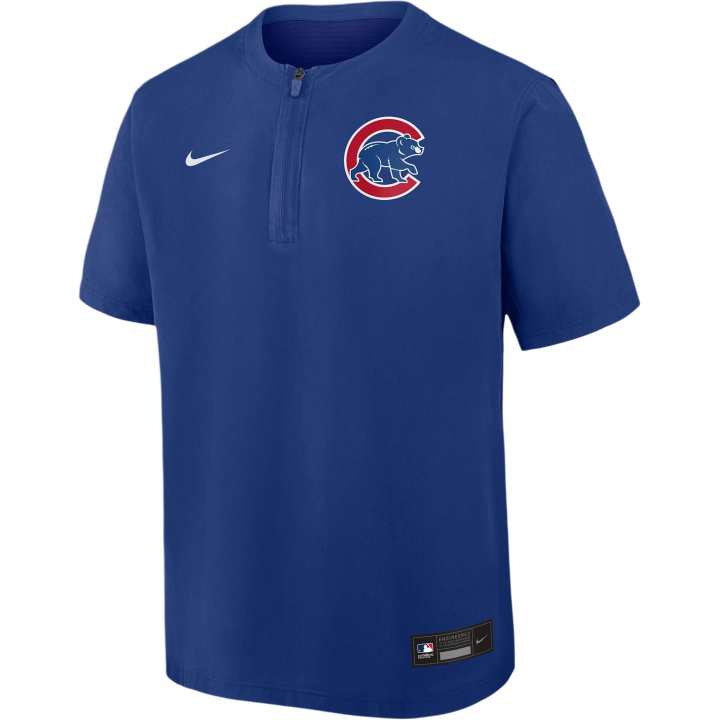 Nike Nike Chicago Cubs Authentic Collection Men's Nike Dri-FIT Mlb 1/4-Zip Short-Sleeve Windshirt