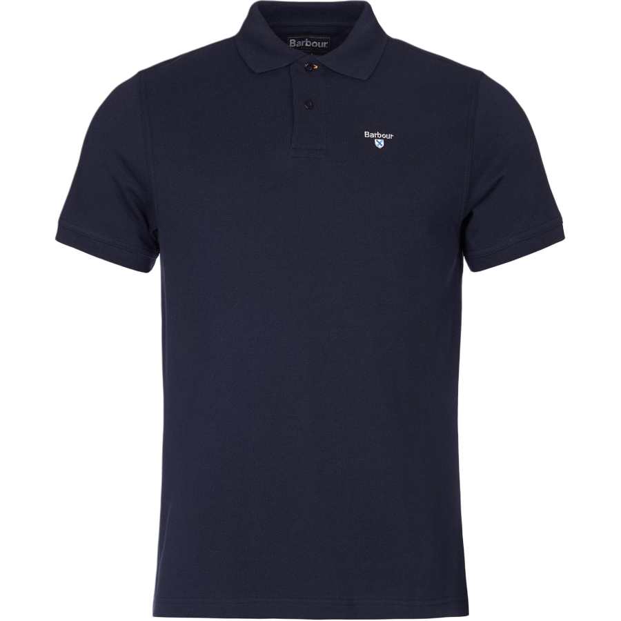 BARBOUR Polo Shirts Men's Marine Blue Polo Collar Moderate Other