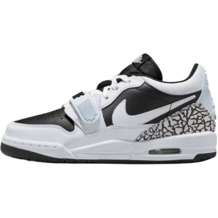 Jordan Jordan Legacy 312 Low top Basketball Shoes White Black Unisex