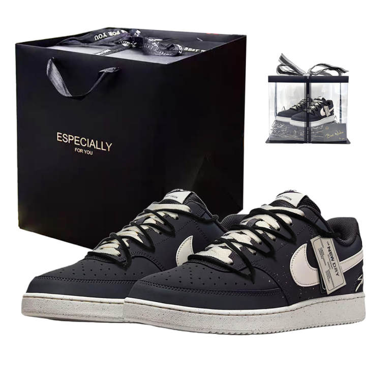 Nike Nike Court Vision Van Gogh Genesis, Blitz, Box Wear resistant And Lightweight Low top Skateboard Shoes Men's