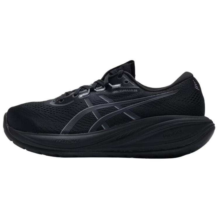 ASICS GEL CUMULUS 28 Abrasion Resistant Breathable Low top Running Shoes Women's Black