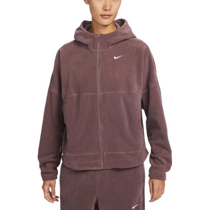 Nike Nike Velvet Jackets Women's Dark Purple Hooded Moderate