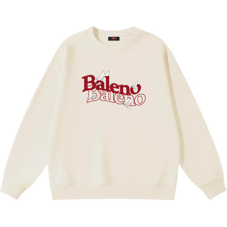BALENO Sweatshirts Women's Crew Neck Moderate Heavyweight