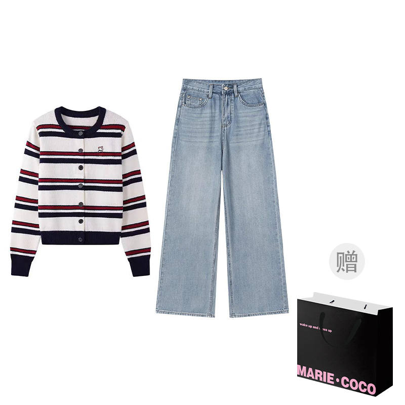 MARIE·COCO Casual Suits Women's Crew Neck Moderate