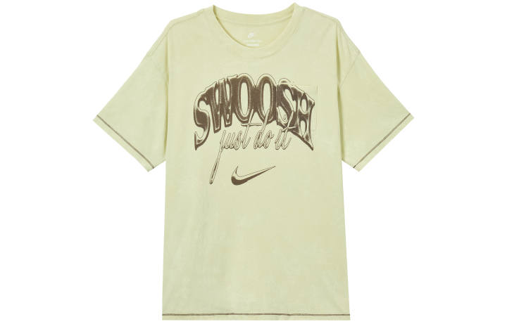 Nike Nike Max90 T Shirts Men's Light Khaki Crew Neck Moderate
