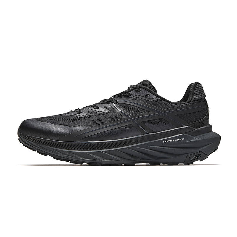 Anta Peregrine Falcon 3 Textile, Rubber Low top Running Shoes Men's Summer Black
