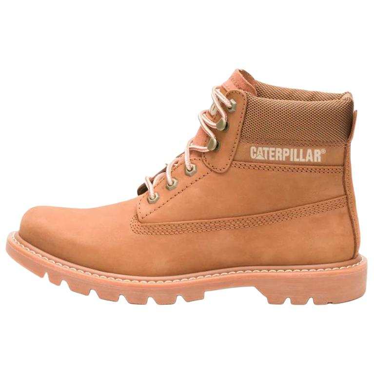 CAT CAT Leather Combat Boots 3.2cm Men's Brown