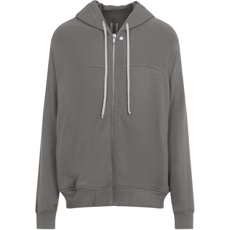 Rick Owens Zip-Up Drawstring Hoodie