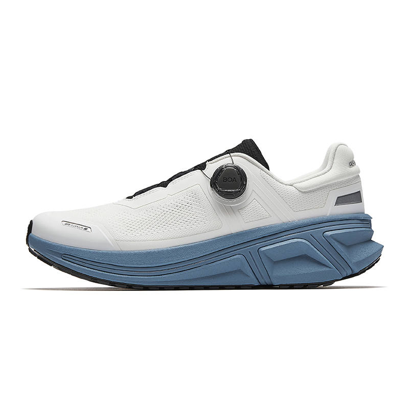 Anta Champion Honor 3 Comfortable Textile, Rubber Low top Running Shoes Men's White Black