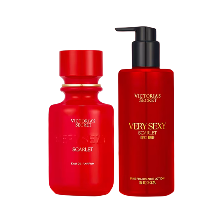 Victoria's Secret Crimson Phantom Perfume Body Lotion Perfume Sets Eau De Parfum EDP 50ml+250ml