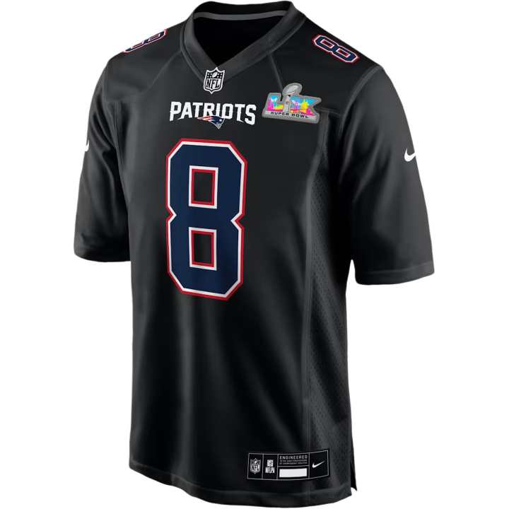 Nike Nike NFL Rugby Jerseys Men's Black Moderate