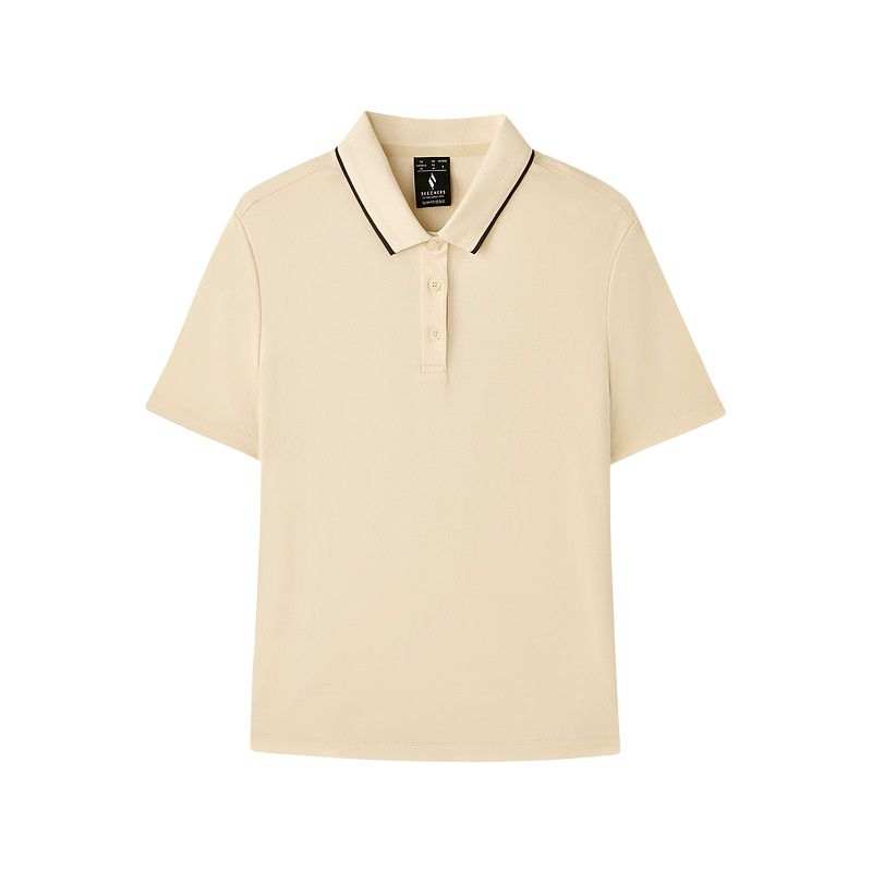 Skechers Polo Shirts Women's Ivory White/001J Moderate