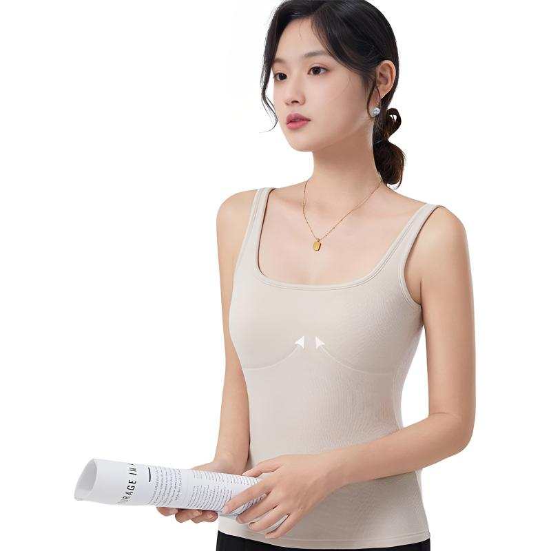 Lanza Tank Tops Women's Square Collar Moderate Straight Fit