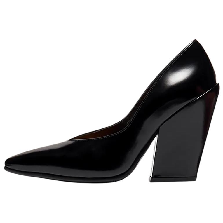 Onitsuka Tiger Rodeo Chunky Heel High Heels Women's Black