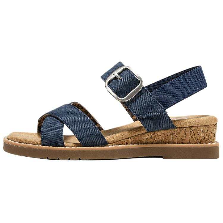 Skechers BOBS Desert Kiss One Strap Sandals Women's Marine Blue