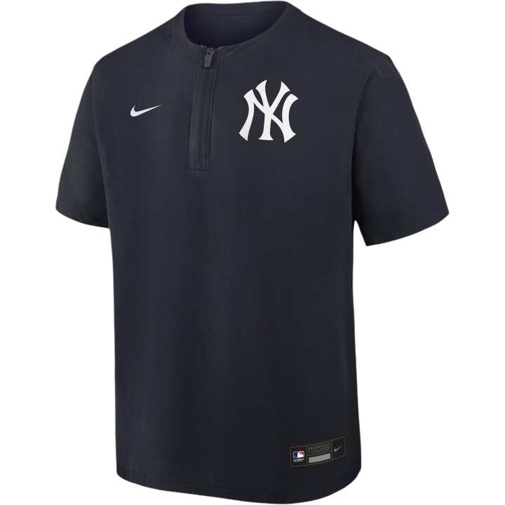 Nike Nike New York Yankees Authentic Collection Men's Nike Dri-FIT Mlb 1/4-Zip Short-Sleeve Windshirt