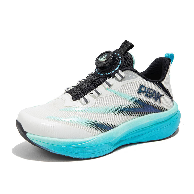 PEAK Synthetic Leather, Textile Cushioning Abrasion Resistant Height Increasing Low top Casual Shoes Teenagers