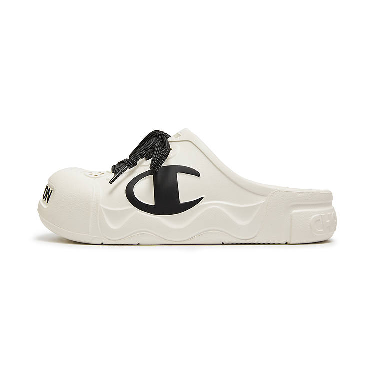 Champion No Special Function Closed Toe Slippers Women's Milk White/Black