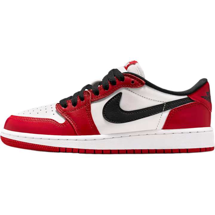 Jordan Jordan Air Jordan 1 Low top Basketball Shoes Red White Unisex