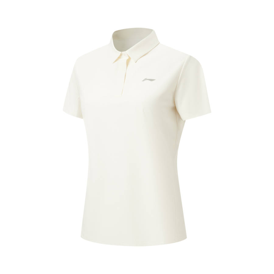 Li-Ning Li Ning Fitness Series Polo Shirt Women's Ivory