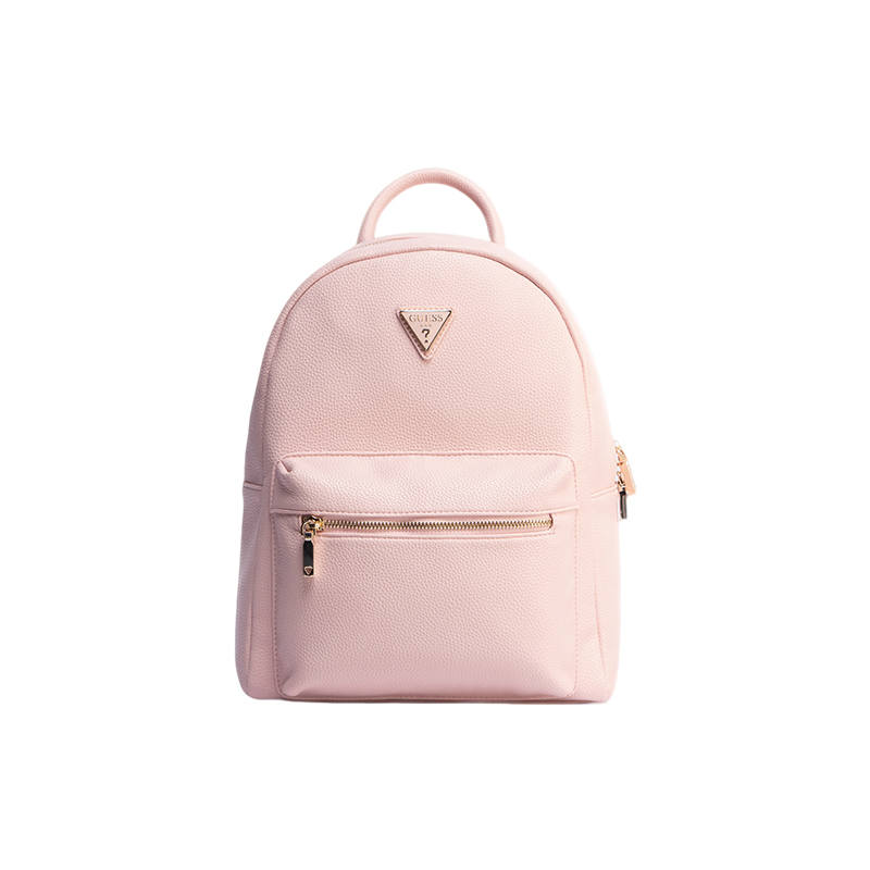GUESS Synthetic Leather Backpack Regular Women's Apricot Pink