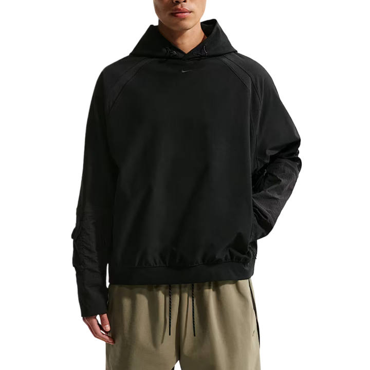 Nike Nike Sweatshirts Men's Black Hooded Moderate