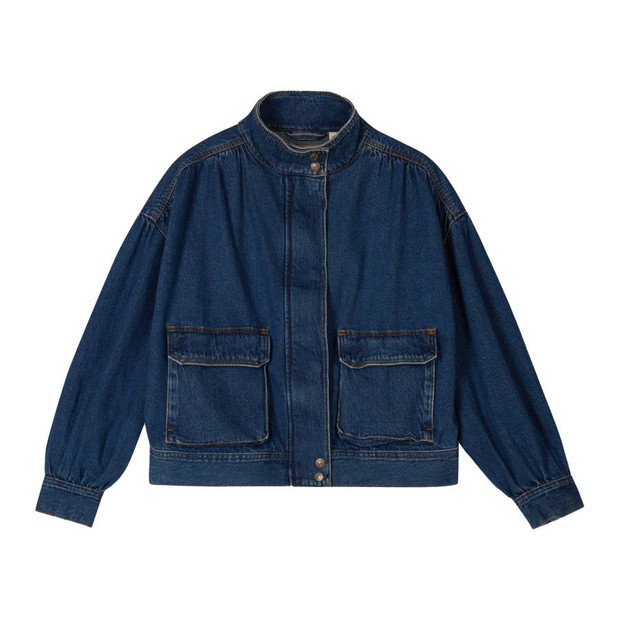 Levis Levis Denim Jackets Women's Blue Stand Collar Moderate Other