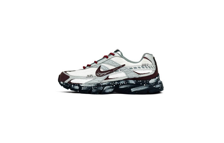 Nike Nike Initiator Slip Resistant Abrasion Resistant Low top Running Shoes Men's Silver, White, Red