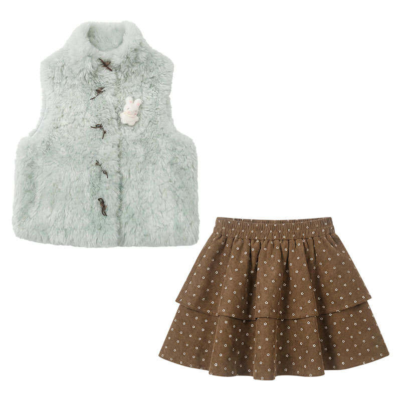 FABRIC PIG Two Piece Skirt Sets Women's Crew Neck Moderate Other