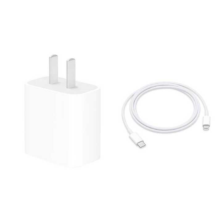 Apple Apple Original 20W USB C Power Supply Adapter+USB C To Lightning Connecting Cable 1m Charger Set
