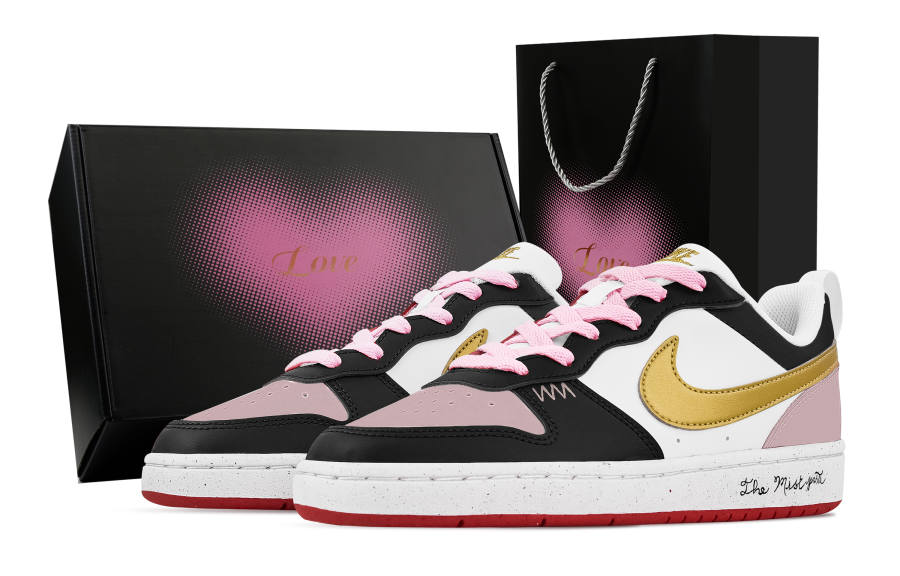 Nike Nike Court Borough Sweetheart Trigger, Heart Box Abrasion Resistant Slip Resistant Low top Skateboard Shoes Unisex
