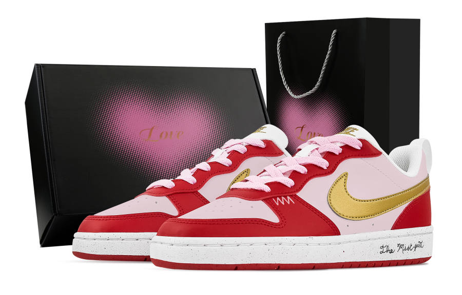 Nike Nike Court Borough Skateboard Shoes Unisex Low Top Gold